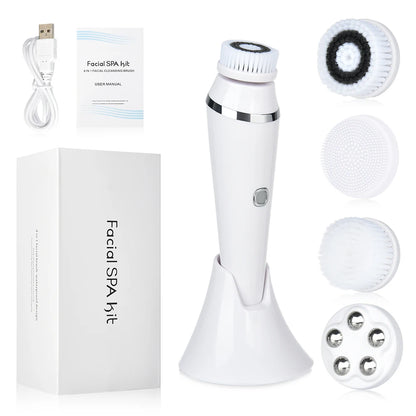 GlowCare - 4-in-1 Facial Cleanser & Massager Kit