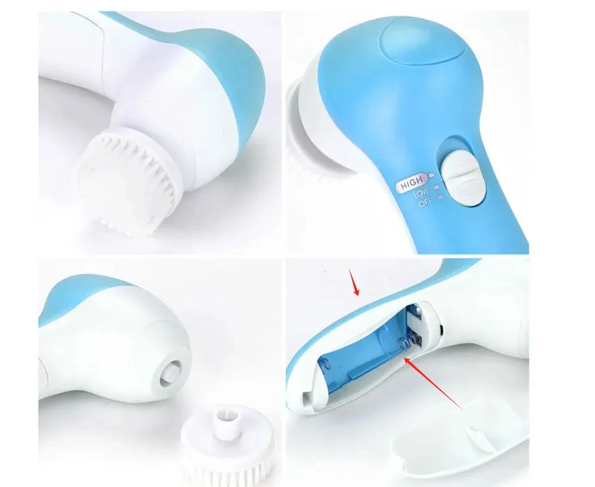 FreshSonic - 5-in-1 Facial Cleansing & Massaging Tool