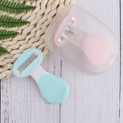 Sharpge – 4-Blade Compact Razor with Storage Case | Smooth Skin on the Go & at Home 6