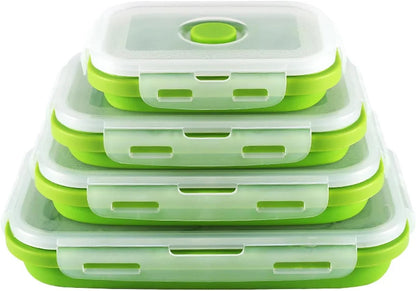 SiliconeFlex | Collapsible Leak-Proof Food Storage Containers Set 0