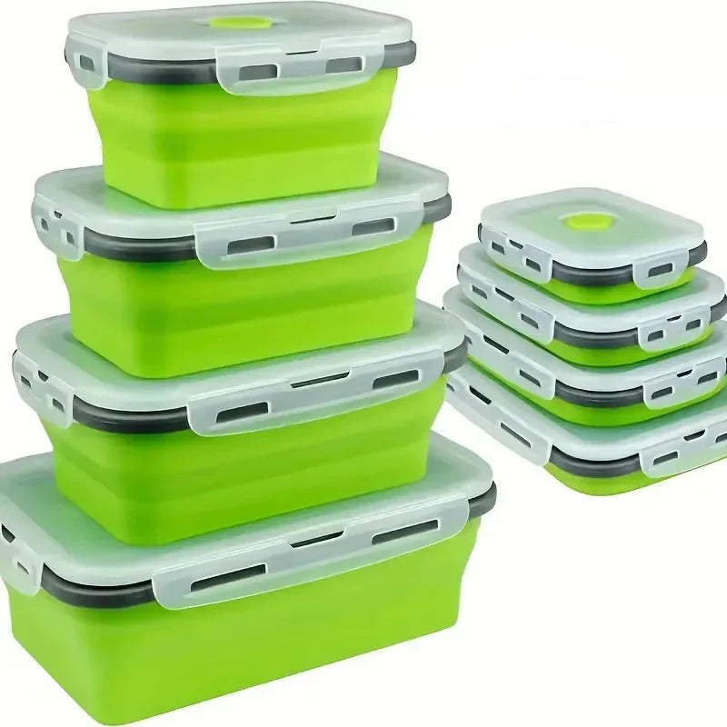 SiliconeFlex | Collapsible Leak-Proof Food Storage Containers Set 12