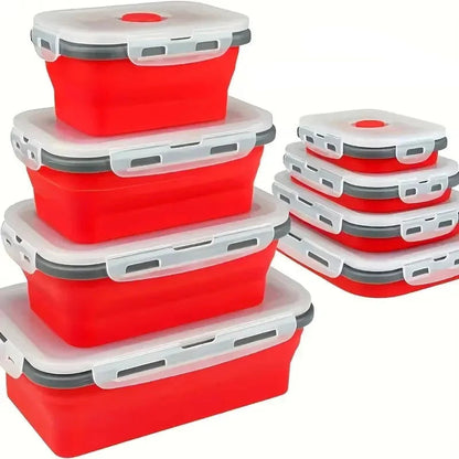SiliconeFlex | Collapsible Leak-Proof Food Storage Containers Set 14