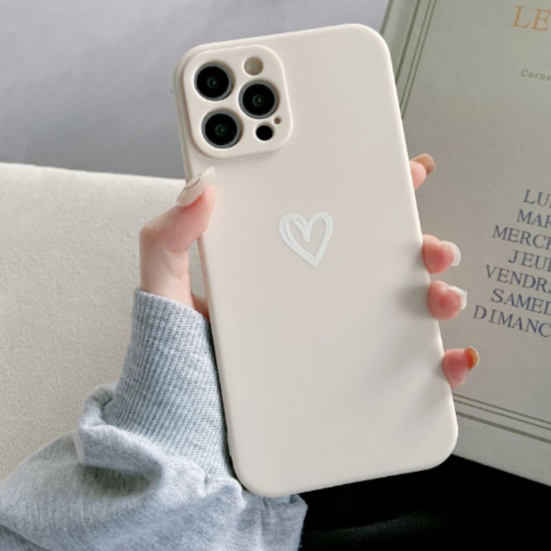 SiliconeGuard | Stylish Shockproof Mobile Phone Case with Heart Design 5