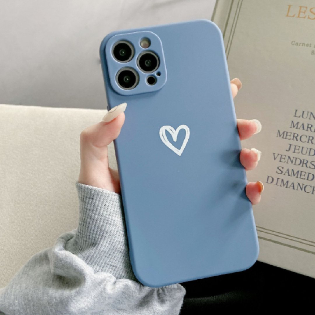 SiliconeGuard | Stylish Shockproof Mobile Phone Case with Heart Design 7