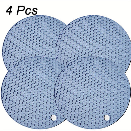 Silicone Heat Resistant Trivet Mat Round 1
