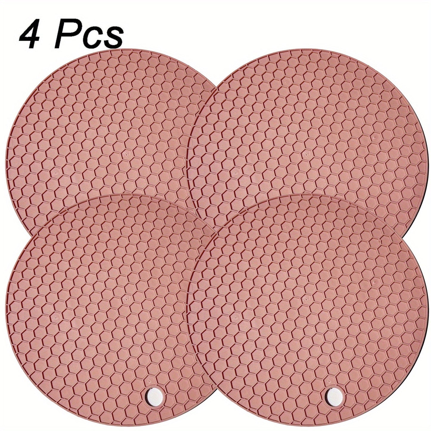 Silicone Heat Resistant Trivet Mat Round 3