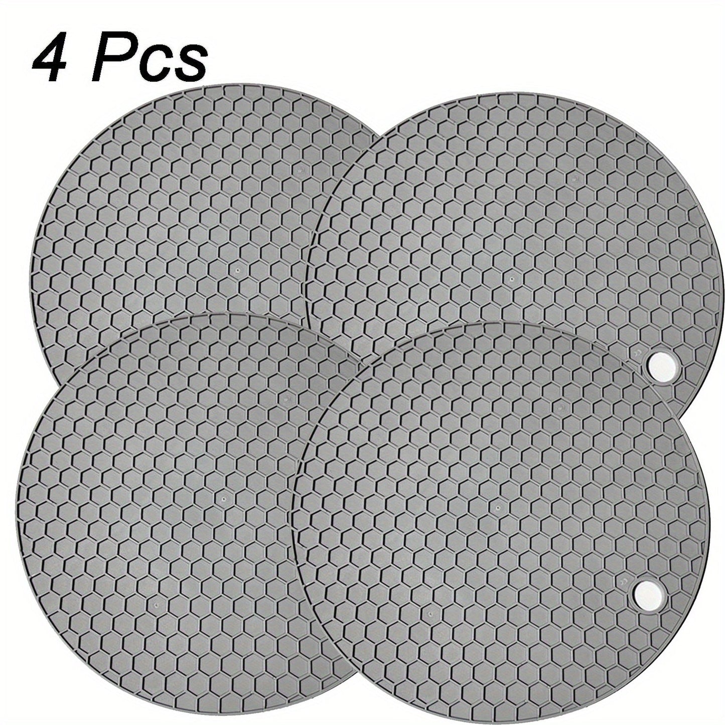 Silicone Heat Resistant Trivet Mat Round 5