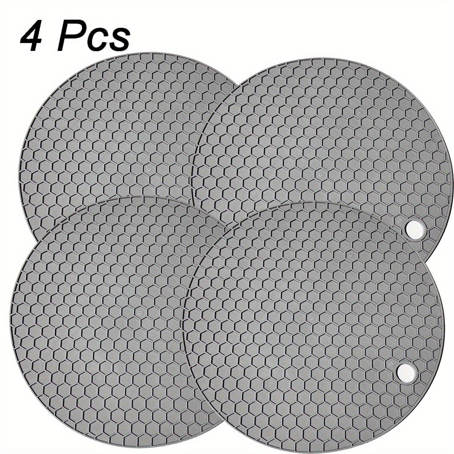 Silicone Heat Resistant Trivet Mat Round 5