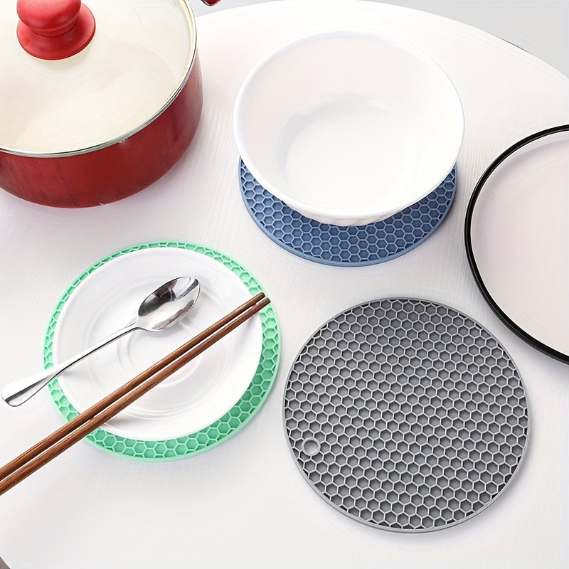 Silicone Heat Resistant Trivet Mat Round 8