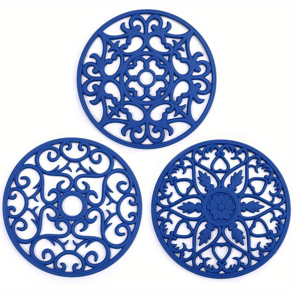 Silicone Heat Resistant Trivets for Kitchen 2