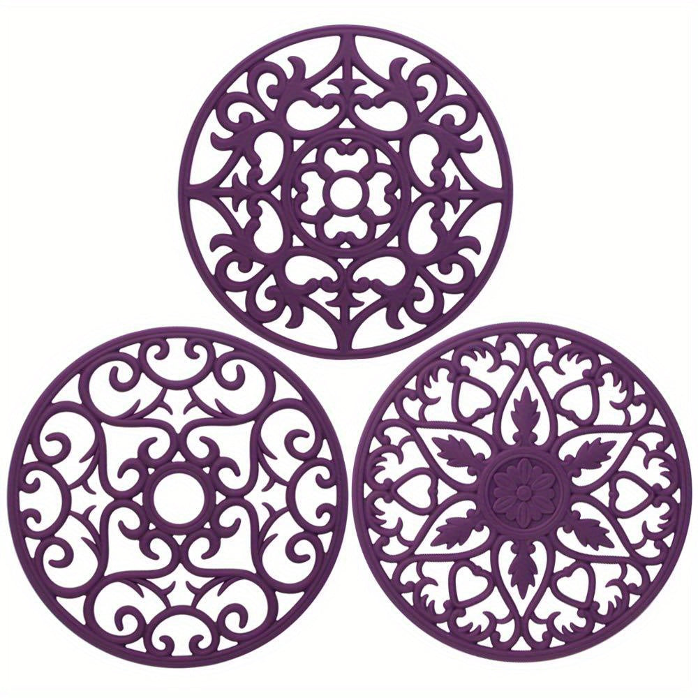 Silicone Heat Resistant Trivets for Kitchen 3