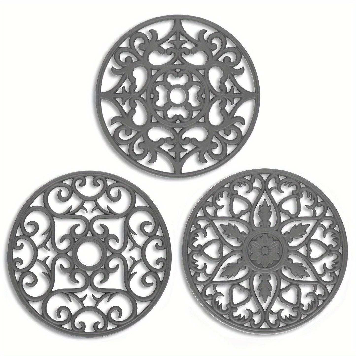 Silicone Heat Resistant Trivets for Kitchen 6