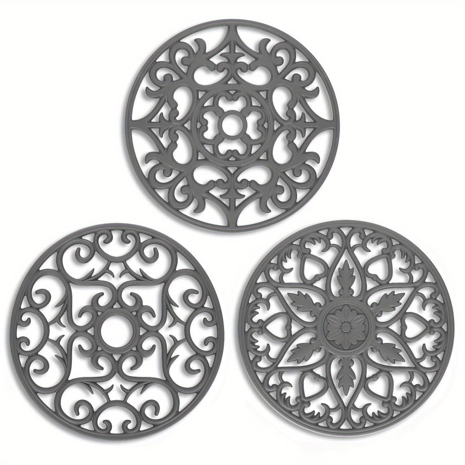 Silicone Heat Resistant Trivets for Kitchen 6