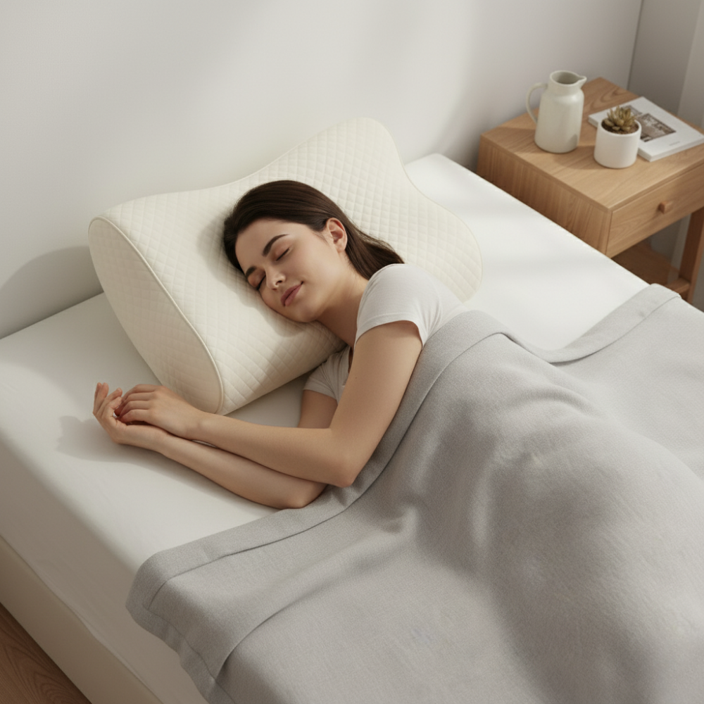 SleepLoom | Memory Foam Orthopedic Pillow for Neck & Shoulder Support 1