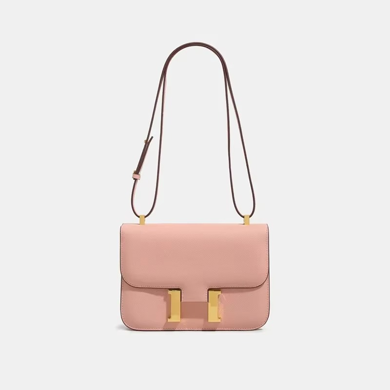 Small Square Shoulder Bag with Palm Leaf Pattern 2