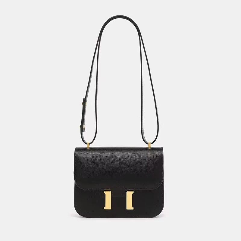 Small Square Shoulder Bag with Palm Leaf Pattern 3