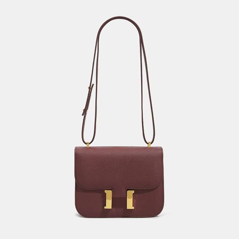 Small Square Shoulder Bag with Palm Leaf Pattern 6