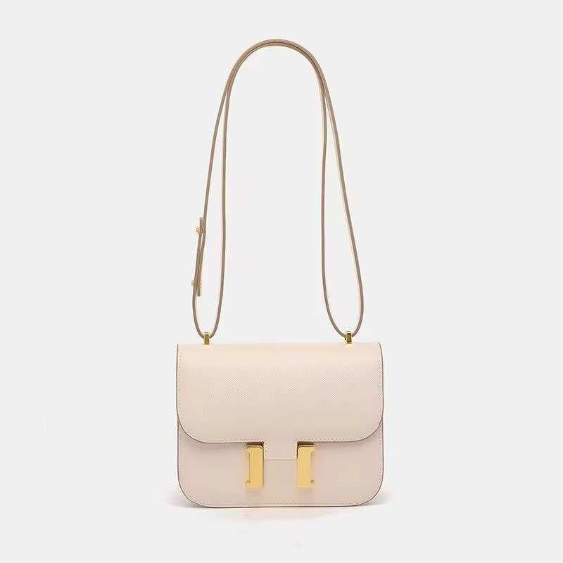 Small Square Shoulder Bag with Palm Leaf Pattern 7