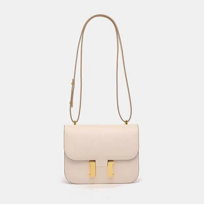 Small Square Shoulder Bag with Palm Leaf Pattern 7