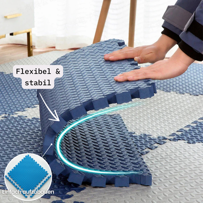 Soft Foam Baby Play Mat - Non-Toxic, Shock-Absorbing, Interlocking Design for Infants and Toddlers 2