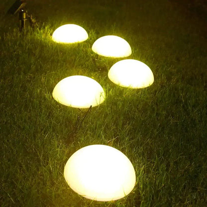 EcoGlow – Halbkugel-Solar-Gartenleuchte