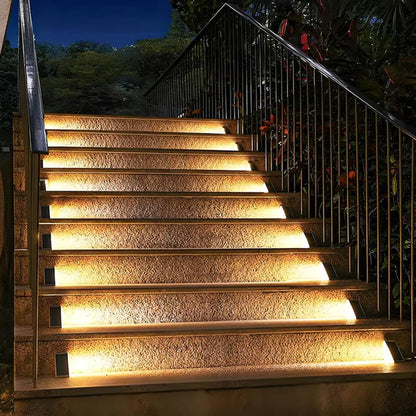 Solar lamps for outdoor stairs 1