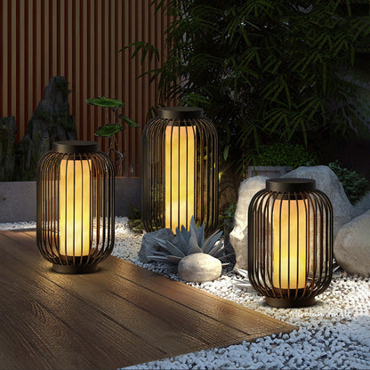 Solar powered landscape lantern 1
