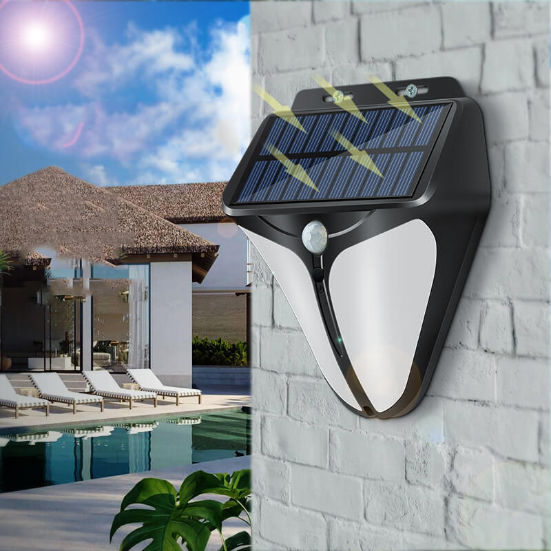 SolaraLight | Modern Solar Wall Lantern with Motion Sensor for Outdoor Use 6