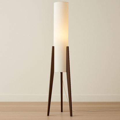 Solid Walnut Floor Lamp 0