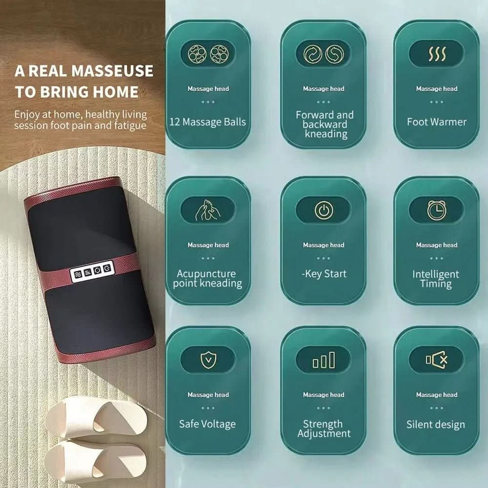 Soothestep – Luxury Shiatsu Foot Massager with Heat Function | 12 3D Massage Balls & Timer 8