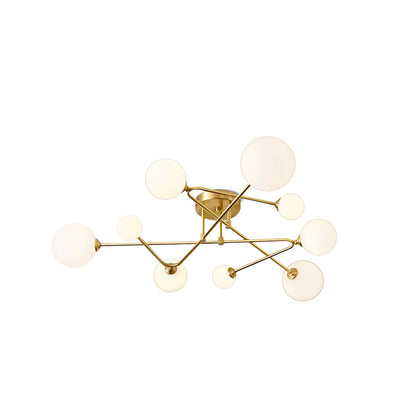 SputnikRadiance - Ceiling Lamp with Celestial Aesthetic and Gentle Glow