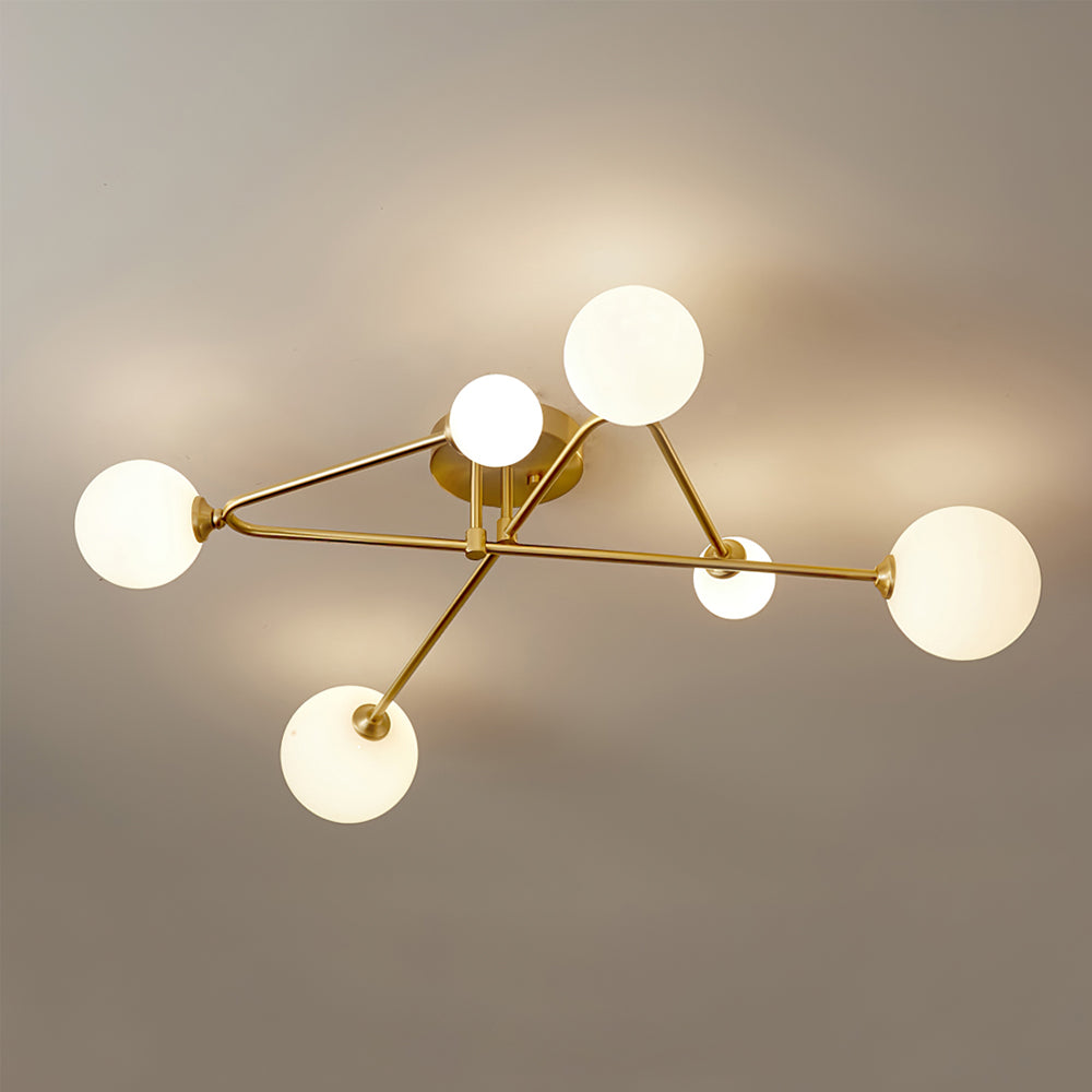 SputnikRadiance - Ceiling Lamp with Celestial Aesthetic and Gentle Glow