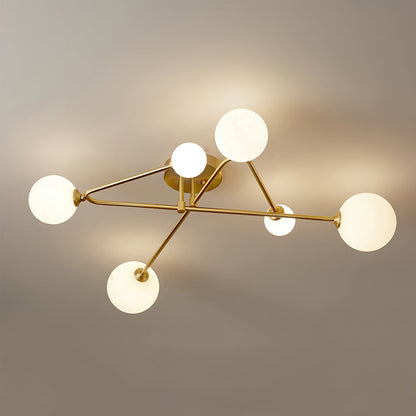 SputnikRadiance - Ceiling Lamp with Celestial Aesthetic and Gentle Glow