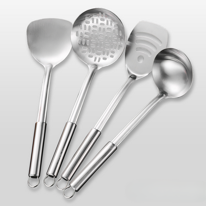 Stainless Steel Kitchen Cooking Utensil Set 0