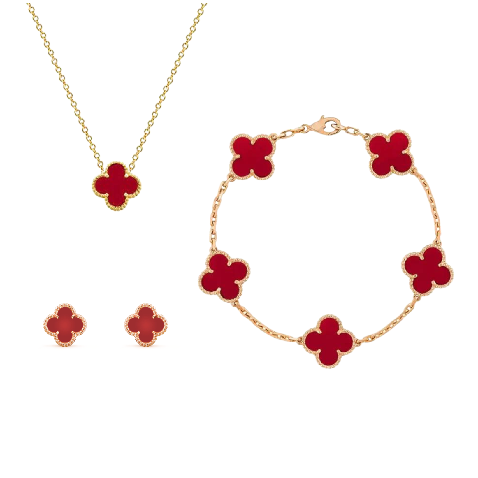 Stella four-leaf clover bracelet 3-IN-1 Set 6