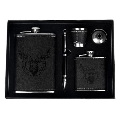 StellarCraft | Stylish Portable Stainless Steel Hip Flask Set for Travel 7