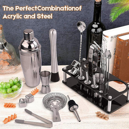 StellarMix | Elegant Stainless Steel Cocktail Shaker Set for Home Bartenders 3