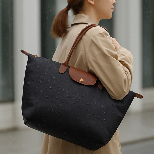 Stylish Waterproof Leather Tote Bag – Versatile Shoulder Bag for Everyday Use, Spacious & Durable 1