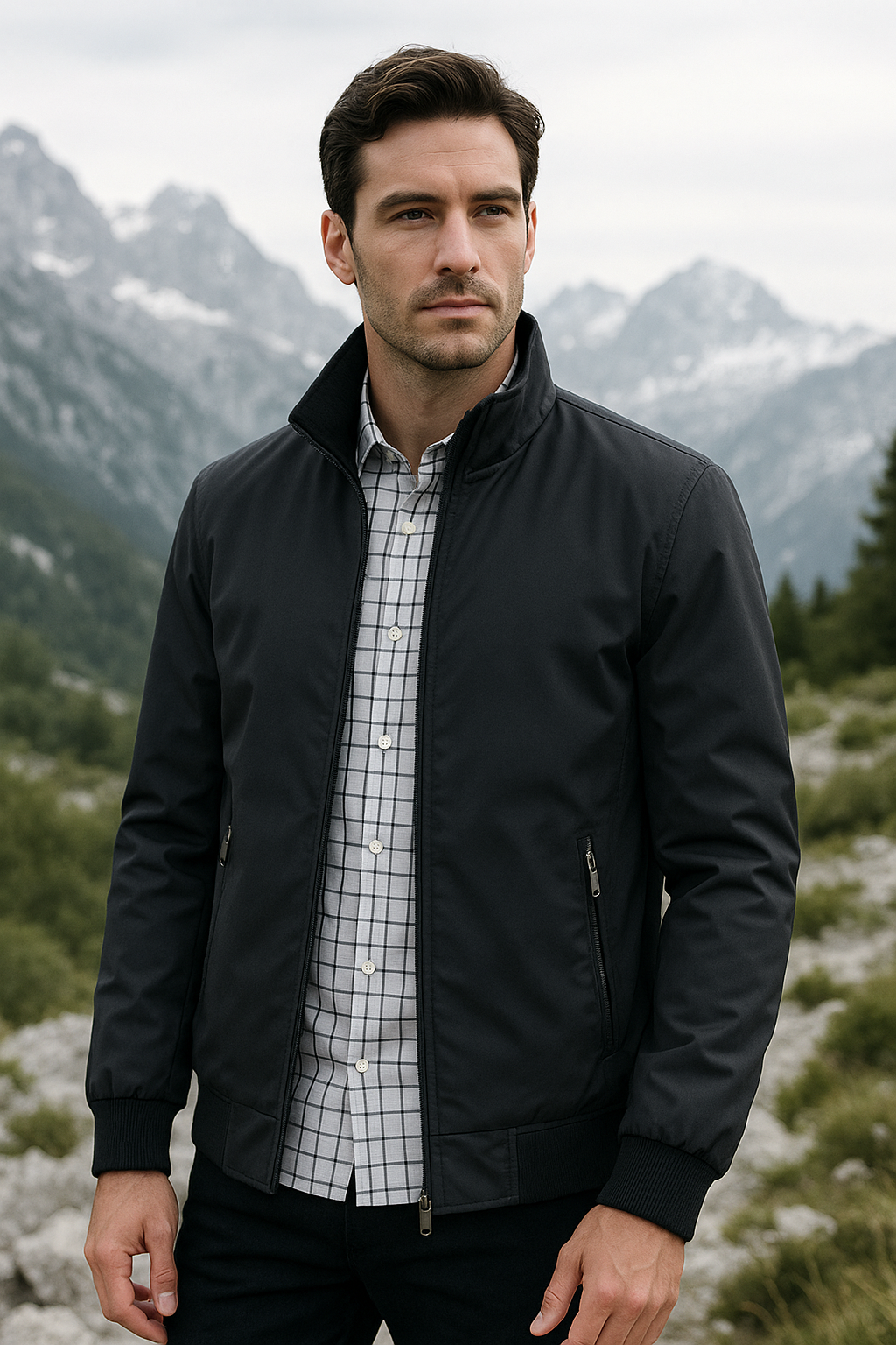 Stylish Windproof Summer Jacket for Men 1