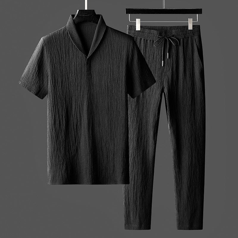 BreezeElite - Premium Cotton Men's Summer Set for Ultimate Comfort