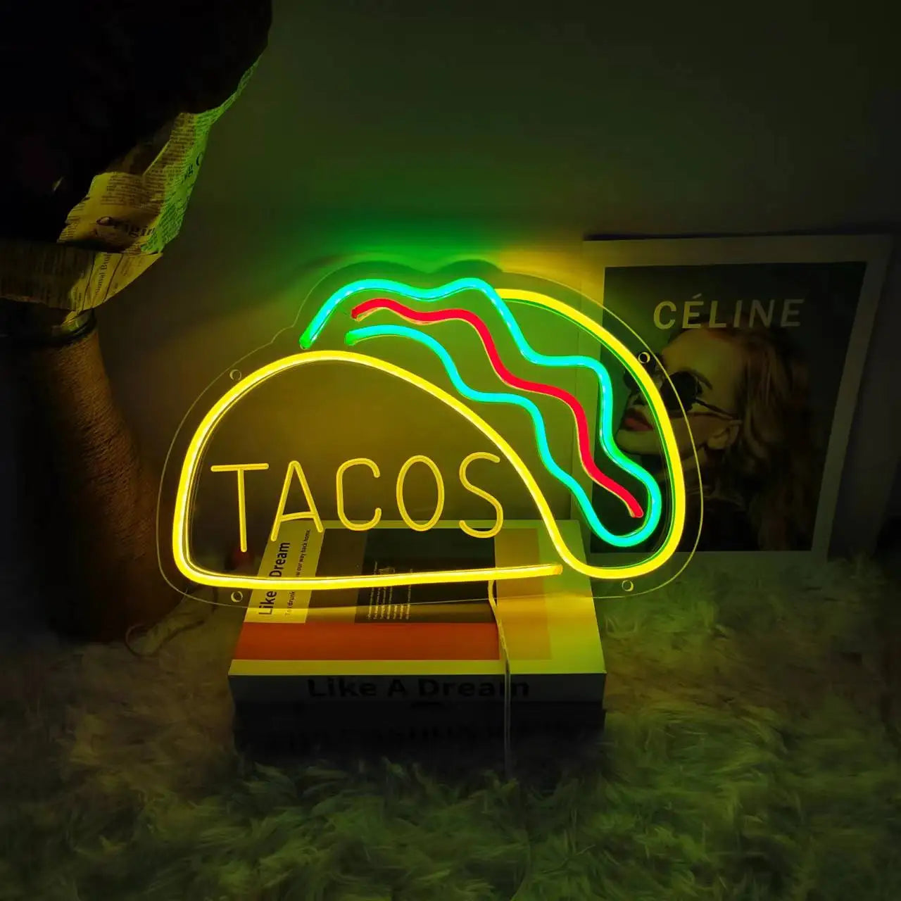 BiteGlow – Żywa Neonowa Lampa Nocna