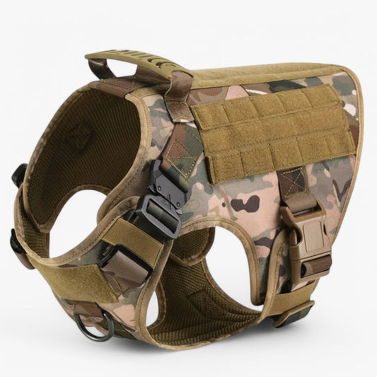 Tactical Dog Harness with Handle, Adjustable Fit and Reflective Details for Training and Safety 0