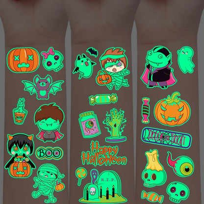 Temporary Glow in the Dark Kids Tattoos 3