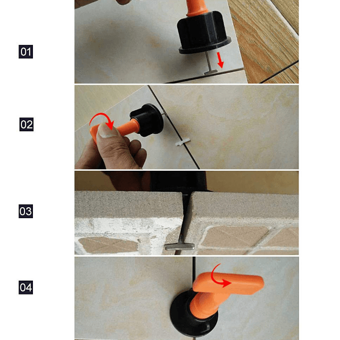 TileMaster Pro | Efficient Durable Tile Leveling System with Spacers and Clips 7