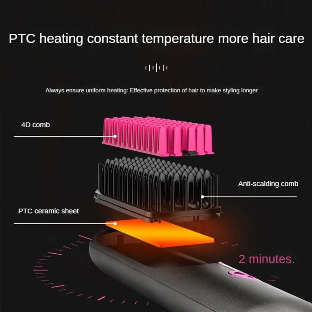 Tima Styler – Cordless styling comb for smooth hair, can be used anywhere 6