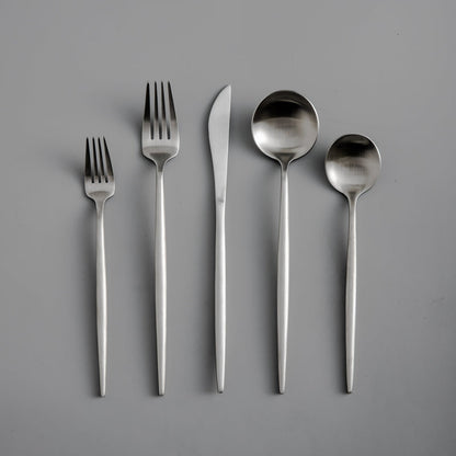 TitaniumElegance | Stylish Minimalist 20-Piece Cutlery Set 11