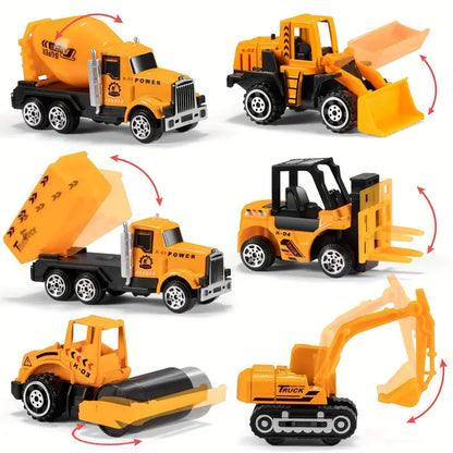 Toy Construction Vehicle Set with Carry Case 1