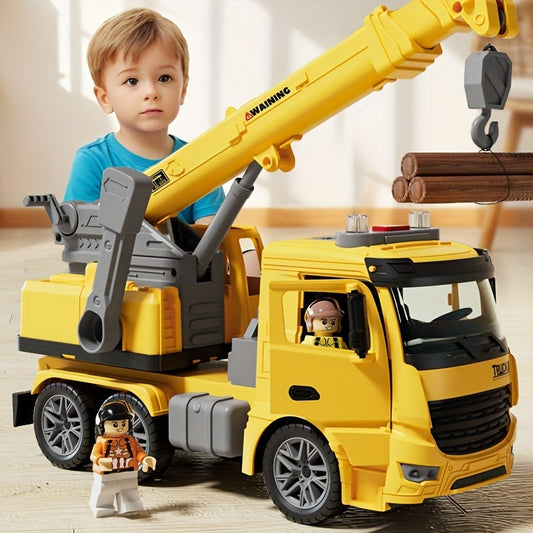 Toy Crane Truck with Lights and Sounds 0