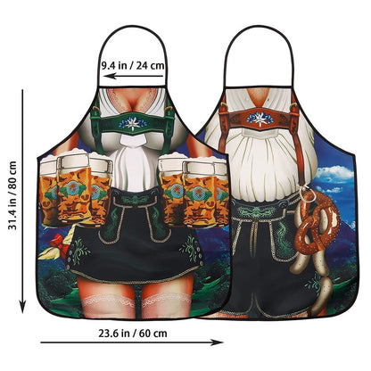Traditional aprons for couples – Oktoberfest | Lederhosen and dirndl designs as eye-catchers 4