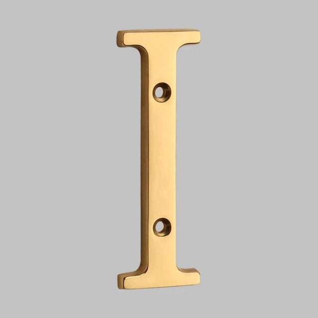 Traditional house numbers made of solid brass 8